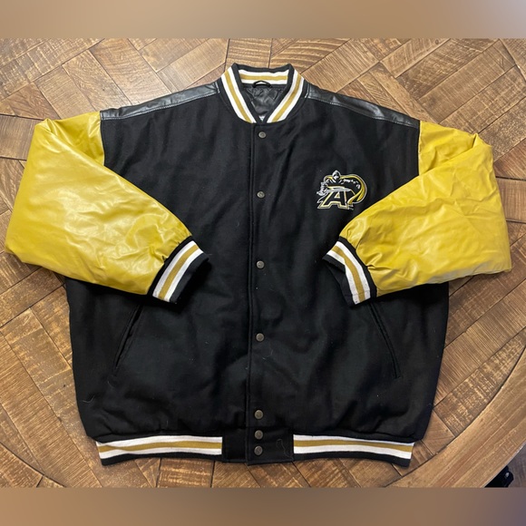 Steve & Barry's Jackets & Coats Steve Barrys Army Varsity Jacket
